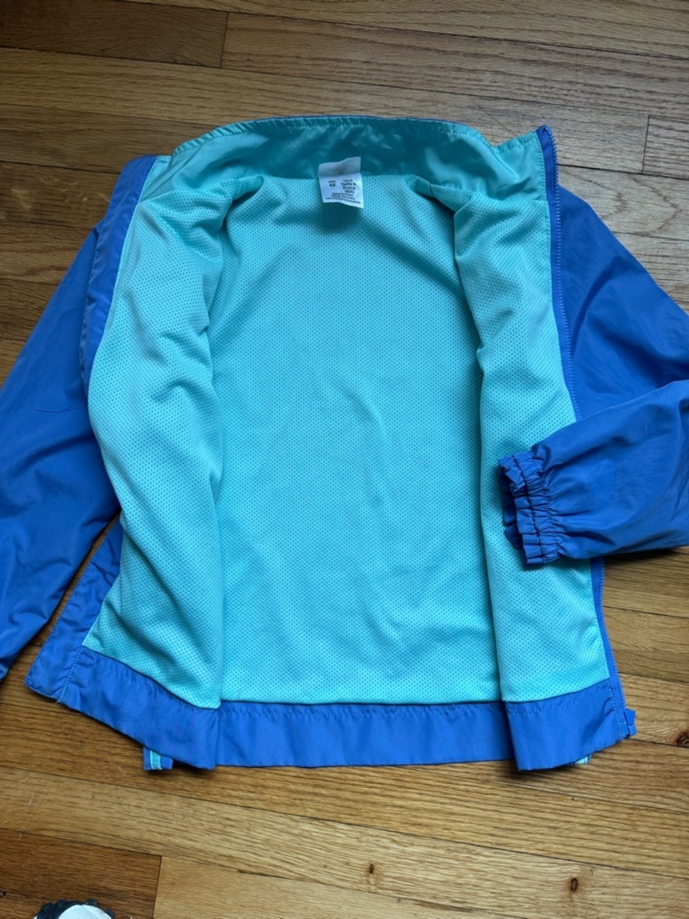 adidas Mint and Blue Lightweight Jacket - Picture 6 of 8